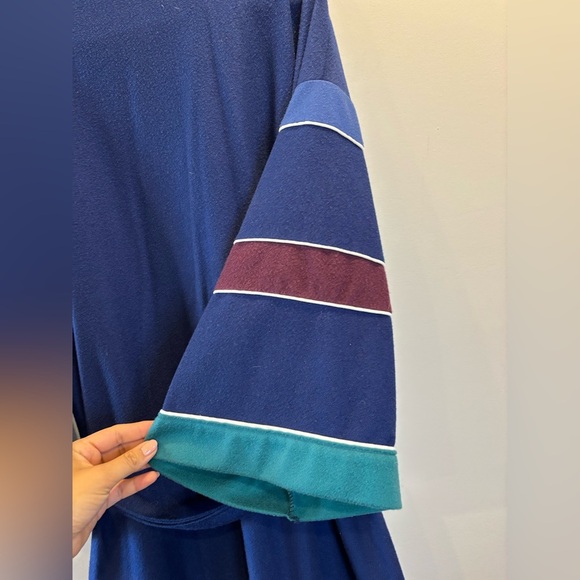 Barrington Blue Striped Robe - Picture 3 of 5